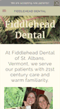 Mobile Screenshot of fiddleheaddental.com